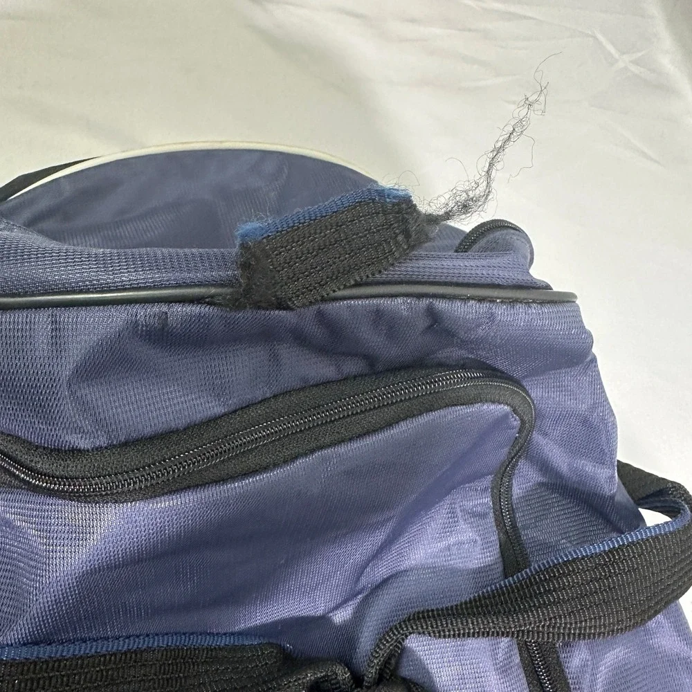 Vintage Nike Duffel Bag Unisex Large Navy Blue Sportswear Gym Travel Bag